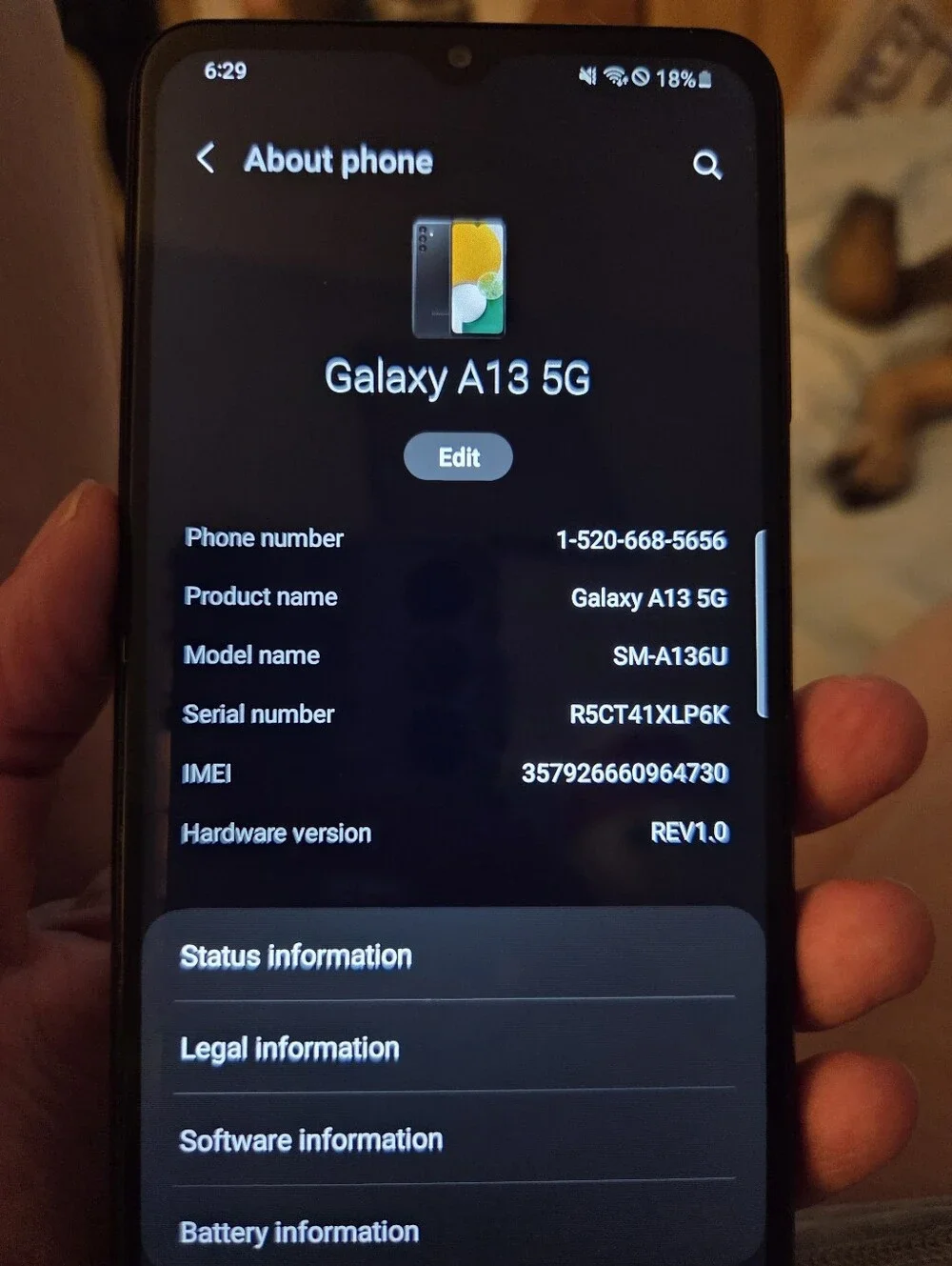 Samsung Galaxy A13 5G Black (Unlocked) + OtterBox Case Bundle